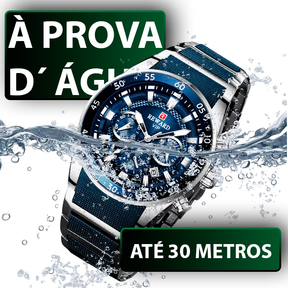 Kit 2 Relógios Executivos  BRINDE: 1 CARTEIRA