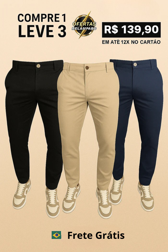 Calça Alfaiataria Valientts com Ajuste!