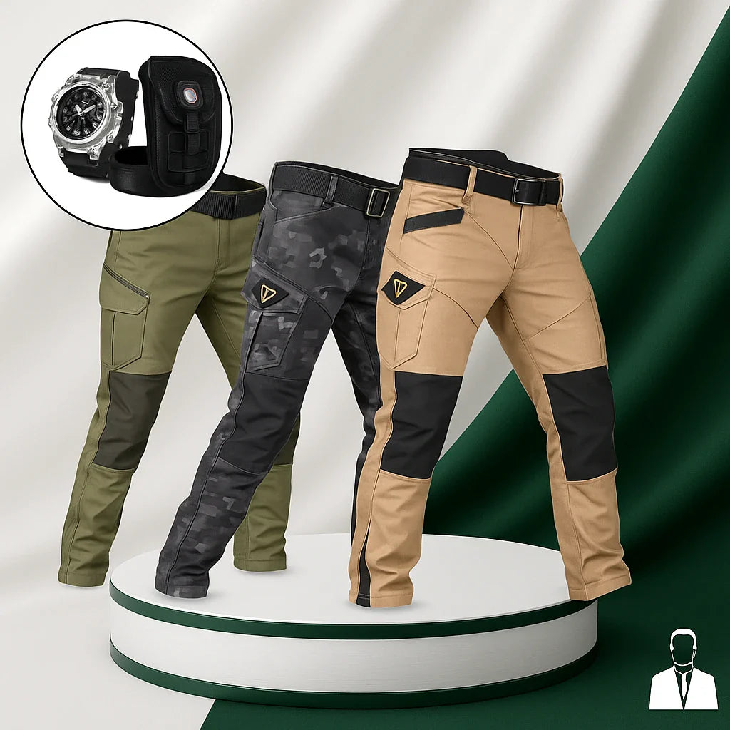 [Leve 3 Pague 2] Calça Militar Vektor Lionor RipStop + Brindes: Relógio, Cinto e Mini Bag