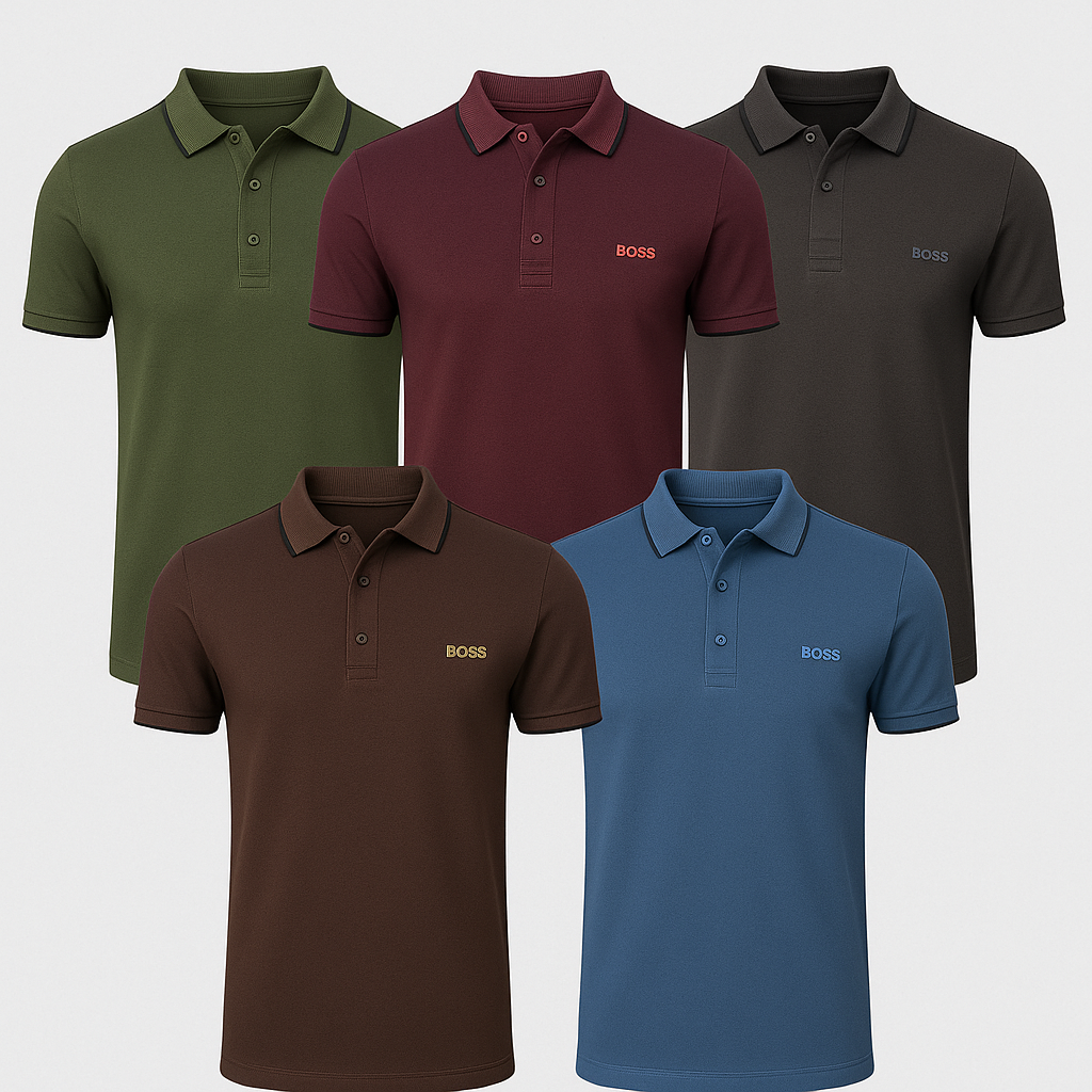 Combo 5 - Polo Hugo Boss Dry - Imagem 2
